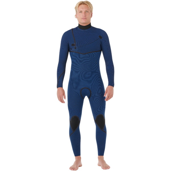 2026 Rip Curl Hombres E-Bomb 4/3mm Zip Free Neopreno 17MMFS - Black